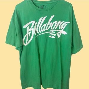 Dope Green Billabong Surfwear Short sleeve shirt